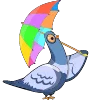 🕊 Эмодзи «курлык уруру» для Telegram