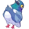 🕊 Эмодзи «курлык уруру» для Telegram