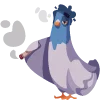 🕊 Эмодзи «курлык уруру» для Telegram