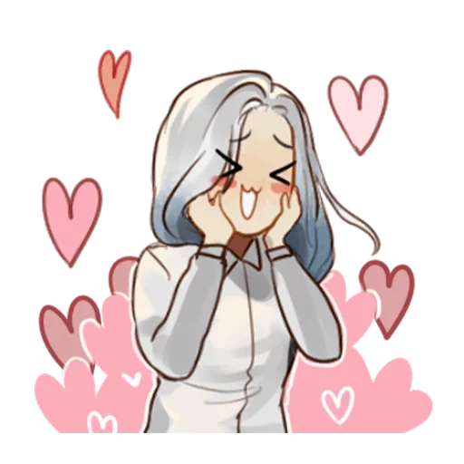 🥰 Стикер «Куро кун» для Telegram