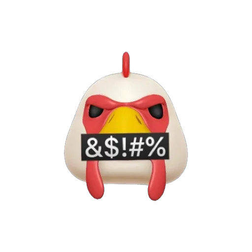 😉 Стикер «Курочка» для Telegram