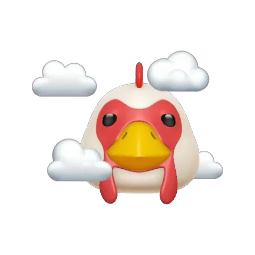 😉 Стикер «Курочка» для Telegram