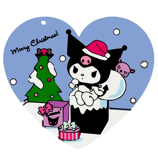 ❤️ Стикер «Kuromi Xmas» для Telegram