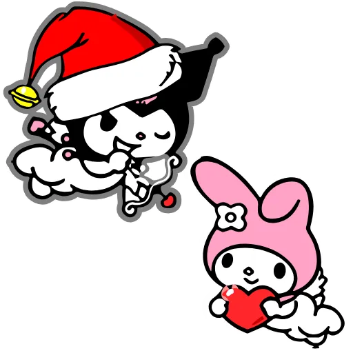 ❤️ Стикер «Kuromi Xmas» для Telegram