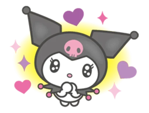 Стикерпак Kuromi для Telegram