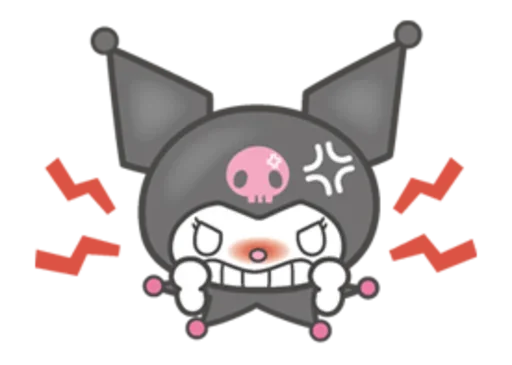 😡 Стикер «Kuromi» для Telegram