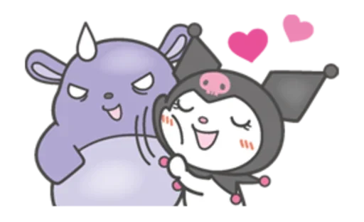 🥰 Стикер «Kuromi» для Telegram
