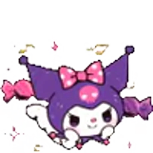 🫠 Эмодзи «Kuromi Emoji Pack» для Telegram