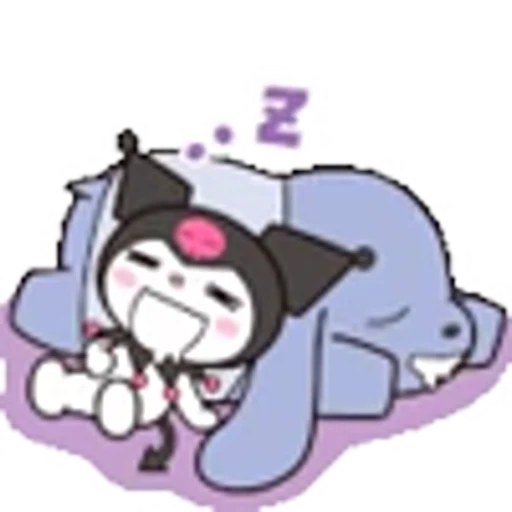 😴 Эмодзи «Kuromi Emoji Pack» для Telegram