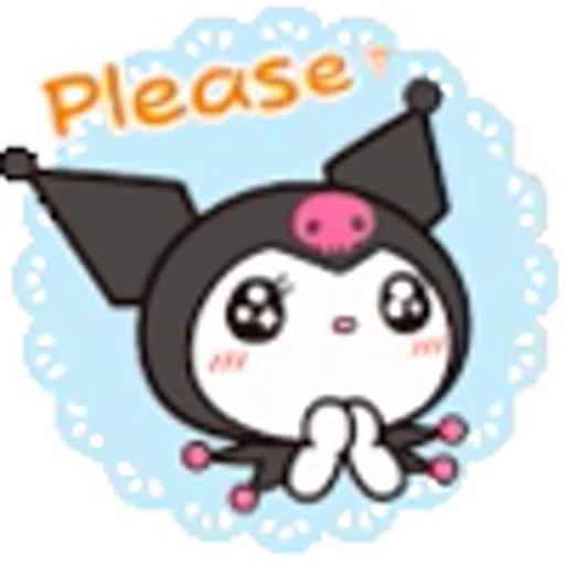 🥺 Эмодзи «Kuromi Emoji Pack» для Telegram