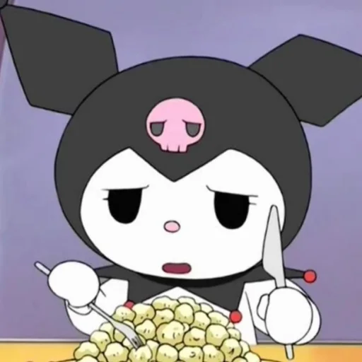 🍩 Стикер «my melody and kuromi» для Telegram