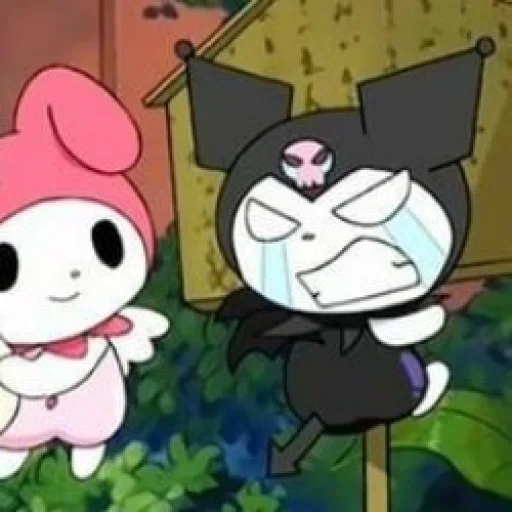 Стикерпак my melody and kuromi для Telegram