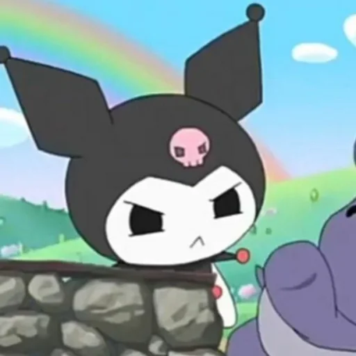 🍩 Стикер «my melody and kuromi» для Telegram
