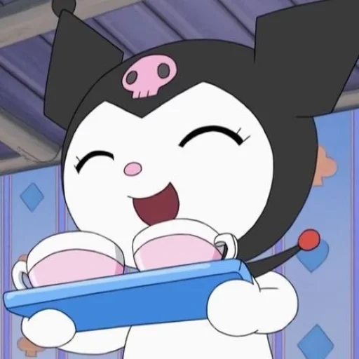 🍩 Стикер «my melody and kuromi» для Telegram