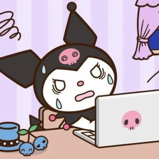 🍩 Стикер «my melody and kuromi» для Telegram