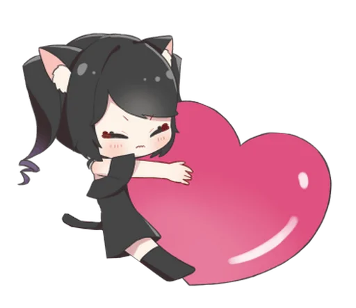 ❤️ Стикер «KURONYAN» для Telegram