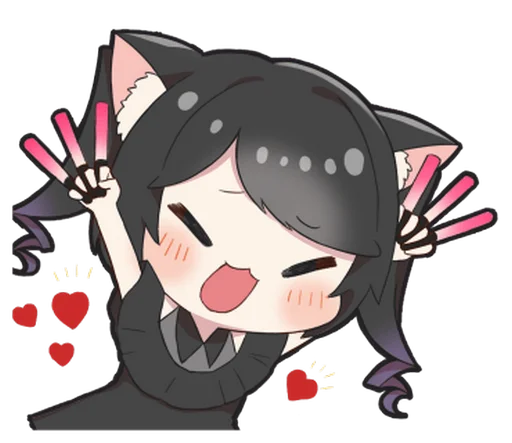 😍 Стикер «KURONYAN» для Telegram