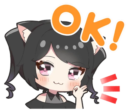 👌 Стикер «KURONYAN» для Telegram