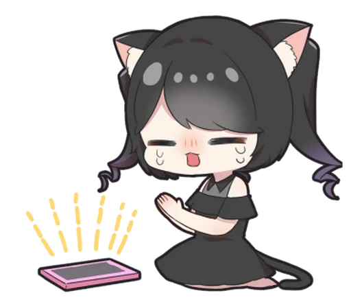 😭 Стикер «KURONYAN» для Telegram