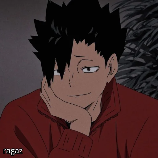 🐱 Стикер «Kuroo Tetsurou (Haikyuu!!)» для Telegram