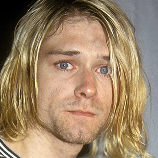 😕 Стикер «Kurt Cobain (Nirvana)» для Telegram