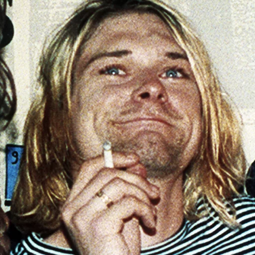 😊 Стикер «Kurt Cobain (Nirvana)» для Telegram
