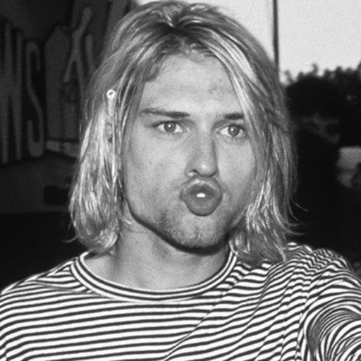 😗 Стикер «Kurt Cobain (Nirvana)» для Telegram