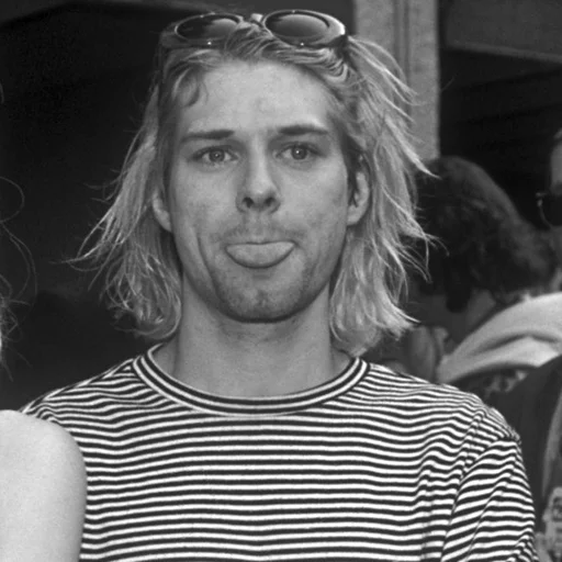 😋 Стикер «Kurt Cobain (Nirvana)» для Telegram