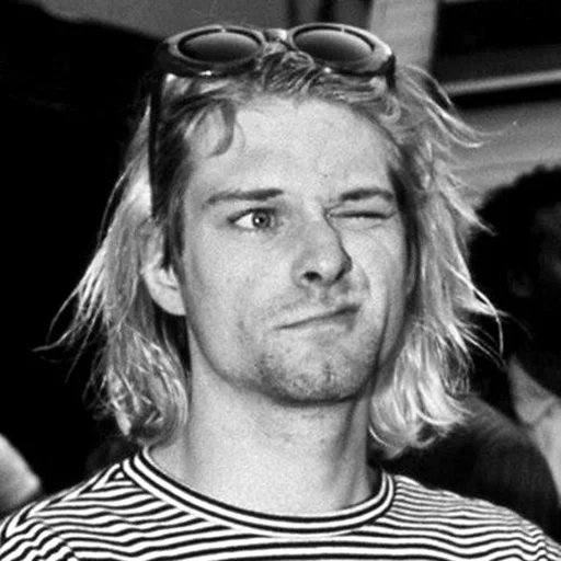 😉 Стикер «Kurt Cobain (Nirvana)» для Telegram
