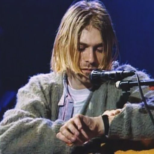 ⏰ Стикер «Kurt Cobain (Nirvana)» для Telegram