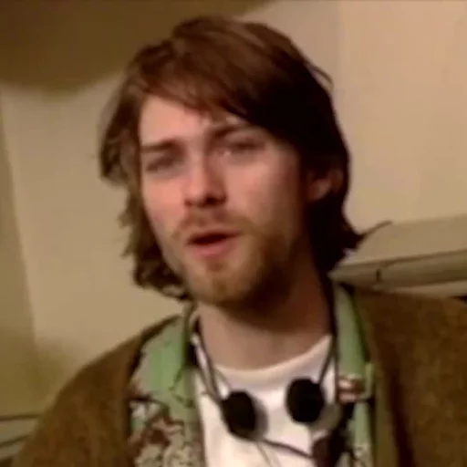 😟 Стикер «Kurt Cobain (Nirvana)» для Telegram