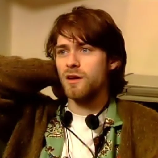 😧 Стикер «Kurt Cobain (Nirvana)» для Telegram