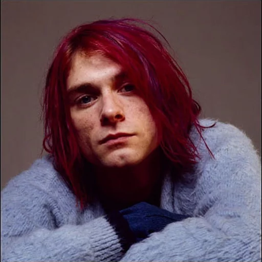 ☹ Стикер «Kurt Cobain (Nirvana)» для Telegram