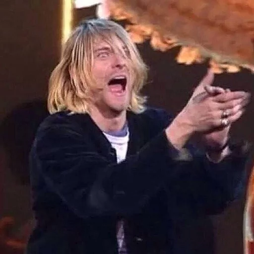 👏 Стикер «Kurt Cobain (Nirvana)» для Telegram