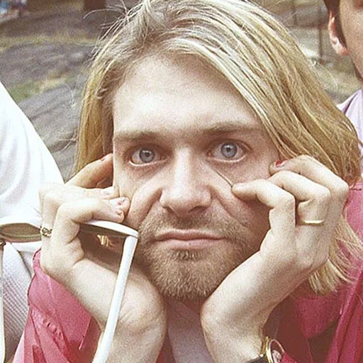 ☹ Стикер «Kurt Cobain (Nirvana)» для Telegram