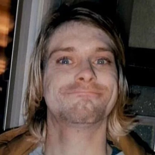 😊 Стикер «Kurt Cobain (Nirvana)» для Telegram