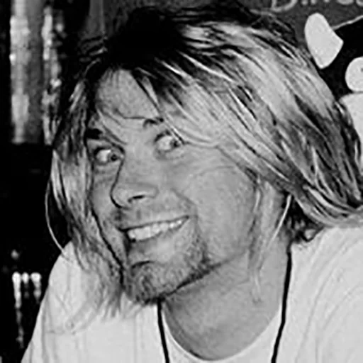 😃 Стикер «Kurt Cobain (Nirvana)» для Telegram