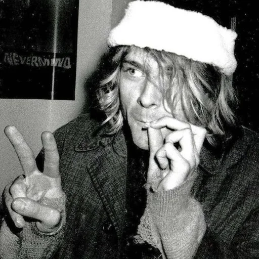 ✌️ Стикер «Kurt Cobain 2» для Telegram