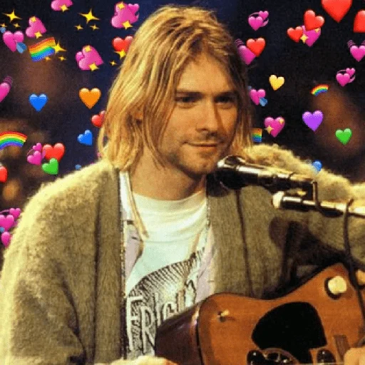 🥰 Стикер «Kurt Cobain 2» для Telegram