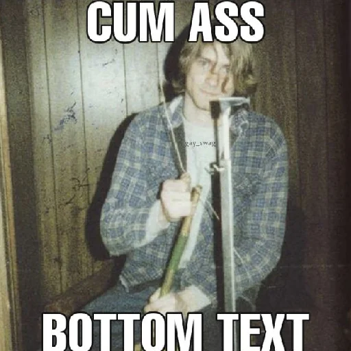 👌 Стикер «Kurt Cobain 2» для Telegram