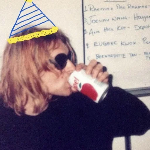 🎉 Стикер «Kurt Cobain 3» для Telegram