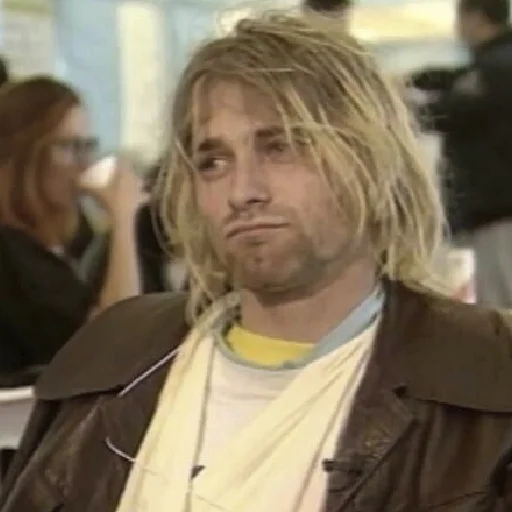 😕 Стикер «Kurt Cobain 3» для Telegram