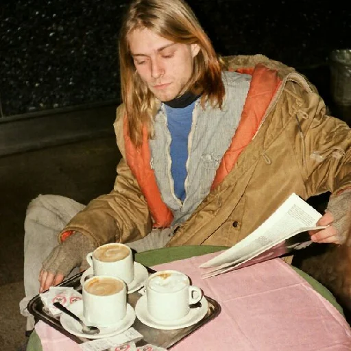 🧐 Стикер «Kurt Cobain 3» для Telegram