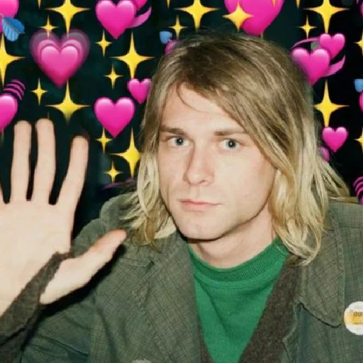 💖 Стикер «Kurt Cobain 3» для Telegram