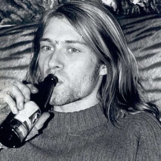 🍻 Стикер «Kurt Cobain 3» для Telegram