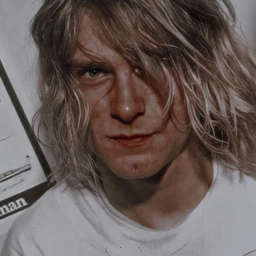 😗 Стикер «Kurt Cobain 3» для Telegram