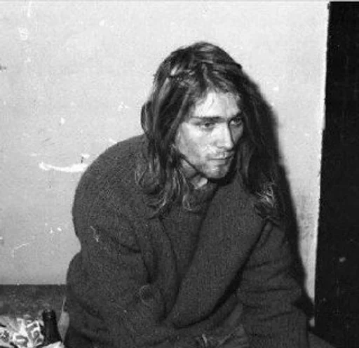 😢 Стикер «Kurt Cobain» для Telegram