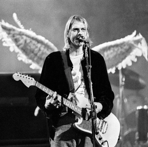 👼 Стикер «Kurt Cobain» для Telegram