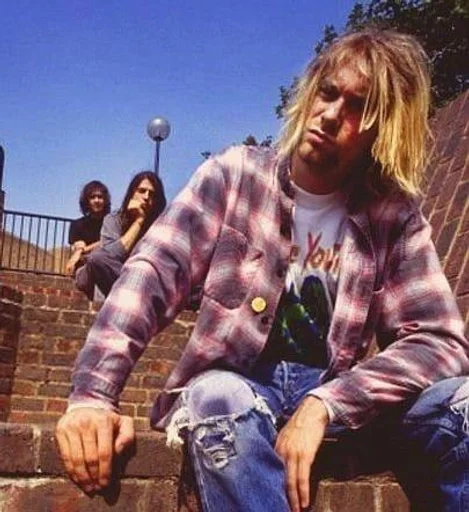 😎 Стикер «Kurt Cobain» для Telegram