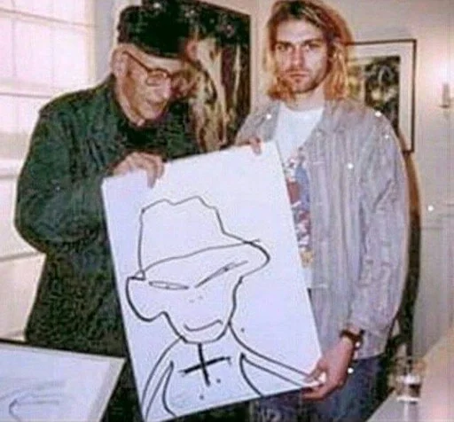 ☺️ Стикер «Kurt Cobain» для Telegram